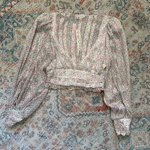 For Love and Lemons Natalie Crop Top NWT — Size Small - Picture 7 of 9